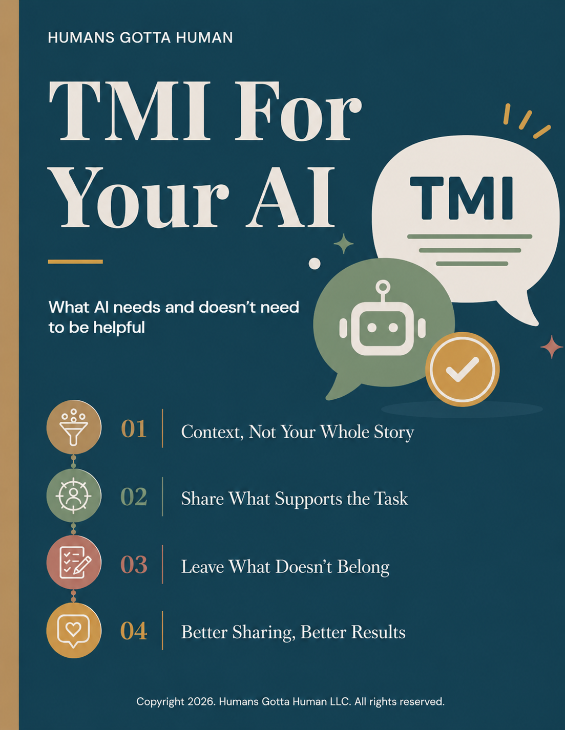 TMI for Your AI cover